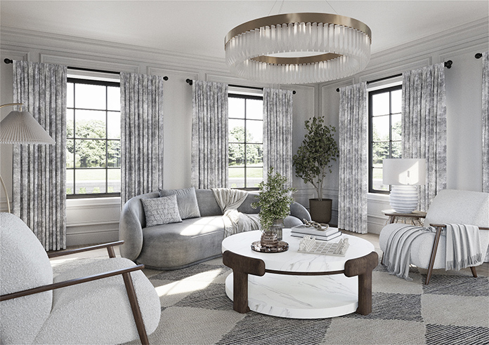 Nebula, Aluminium - Made to Measure Curtains - Image 7